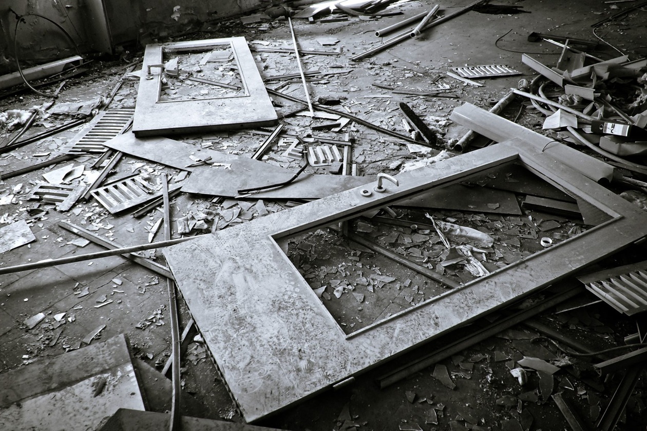 Demolition debris ready for construction waste disposal Singapore